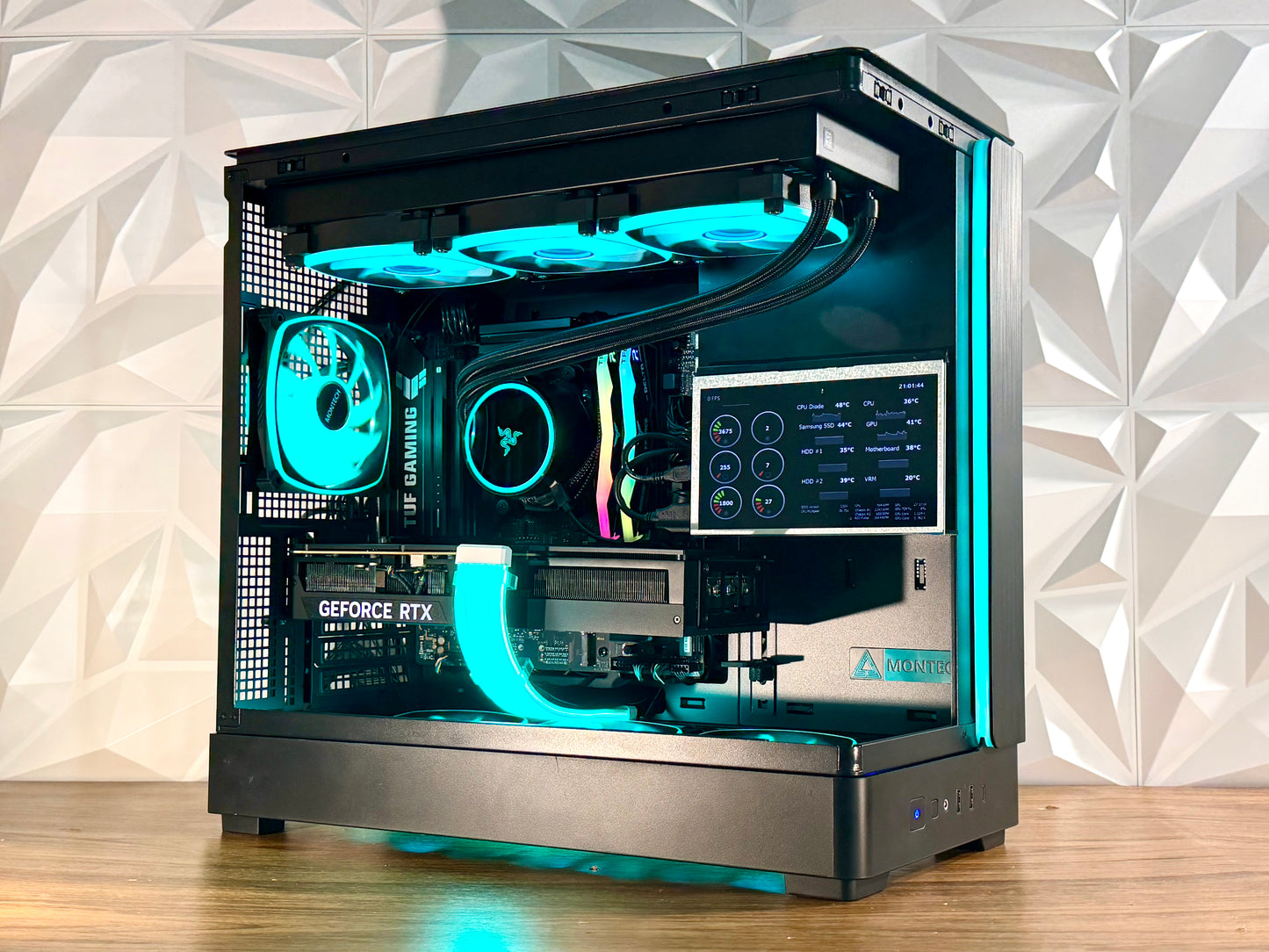 👑 “ROYAL TITAN” —  RTX 4080 | Ryzen 9800x3d| 32GB RGB | 2TB NVMe | LCD Display | Windows 11 Pro 🔥👑