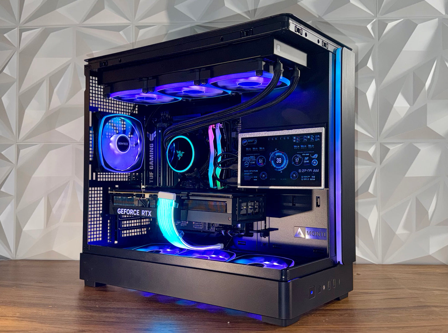 👑 “ROYAL TITAN” —  RTX 4080 | Ryzen 9800x3d| 32GB RGB | 2TB NVMe | LCD Display | Windows 11 Pro 🔥👑