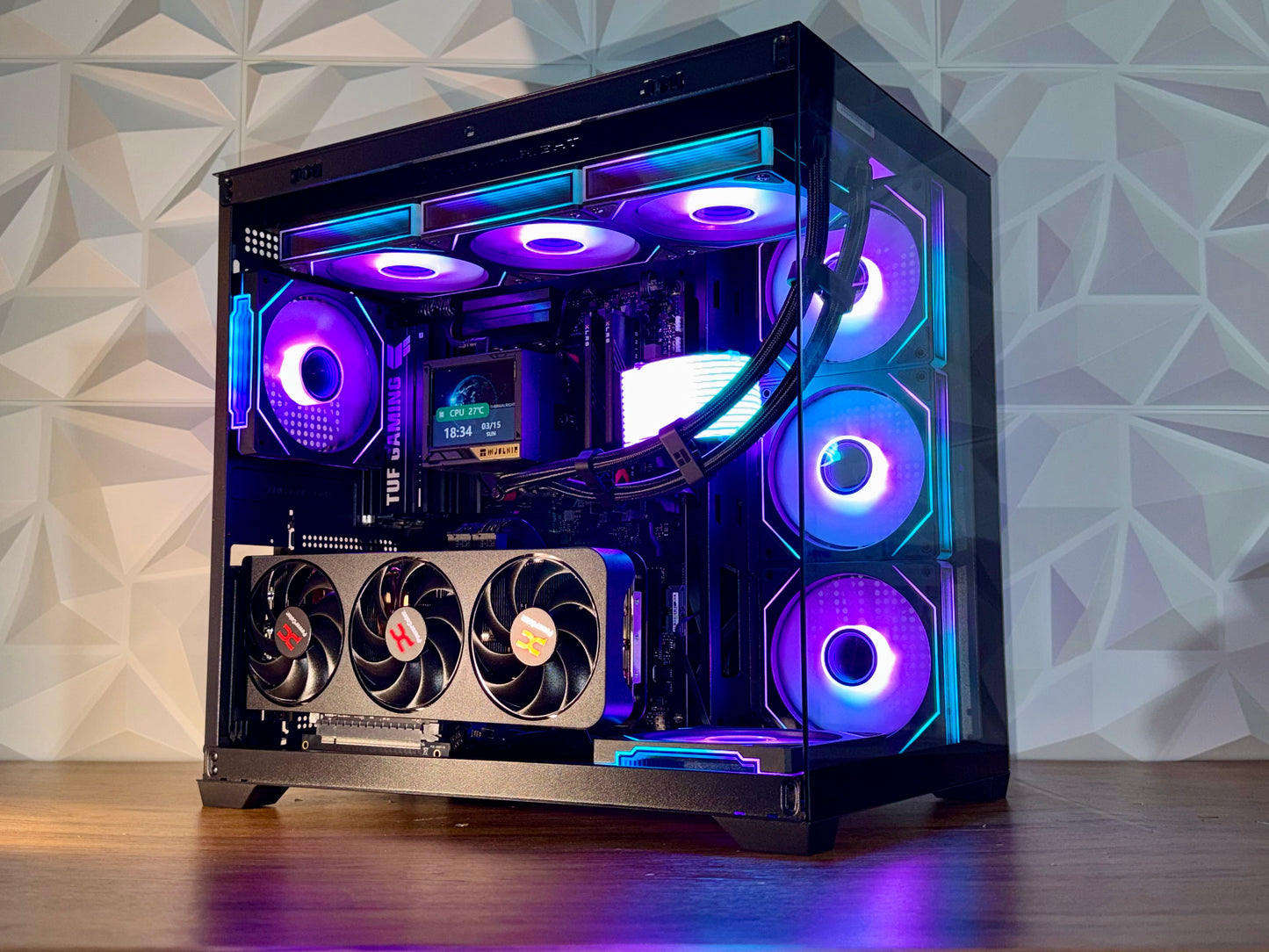 🔥Fireflare Phantom - Ryzen 9 7900X + RX 9070 XT | 32GB DDR5 | 1TB NVMe | LCD AIO | Windows 11 Pro 🔥