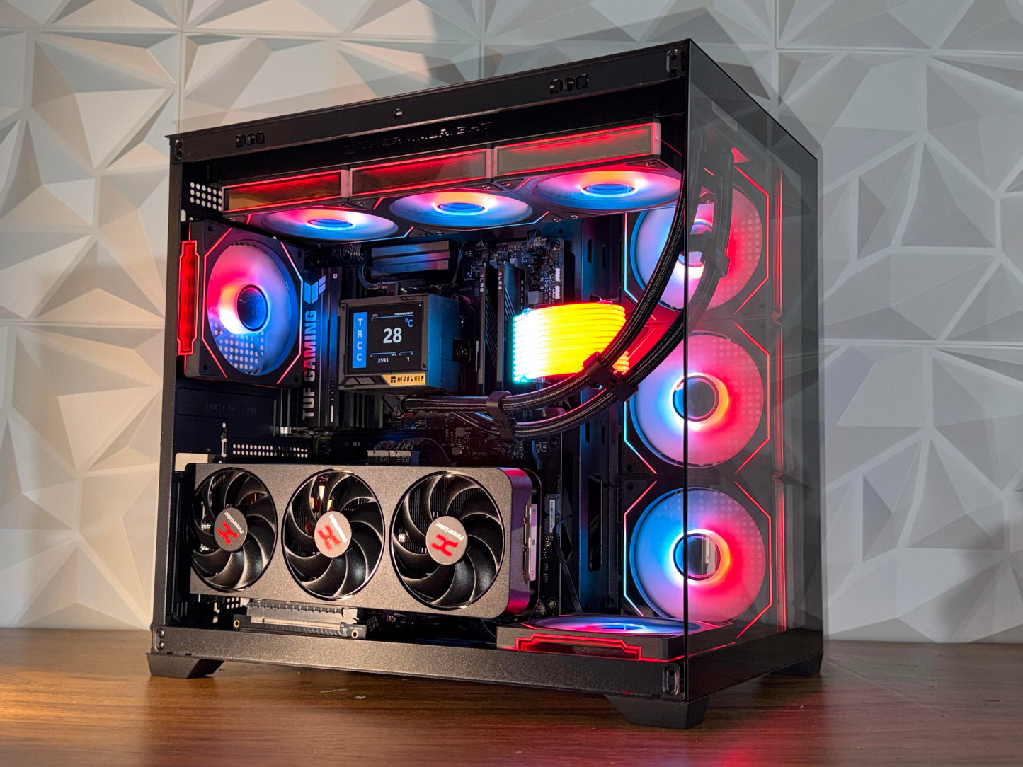 🔥Fireflare Phantom - Ryzen 9 7900X + RX 9070 XT | 32GB DDR5 | 1TB NVMe | LCD AIO | Windows 11 Pro 🔥