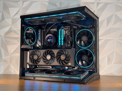🌑⚡ "OBSIDIAN NOVA" — Ryzen 7 9800X3D + RTX 4080 SUPER | 32GB DDR5 | 1TB Gen4 NVMe | Windows 11 Pro ⚡🌑