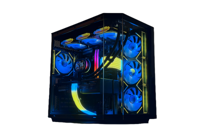 ⚡Obsidian X — Ryzen 9 7900X • RX 9070 XT • 32GB DDR5 • Black RGB Beast