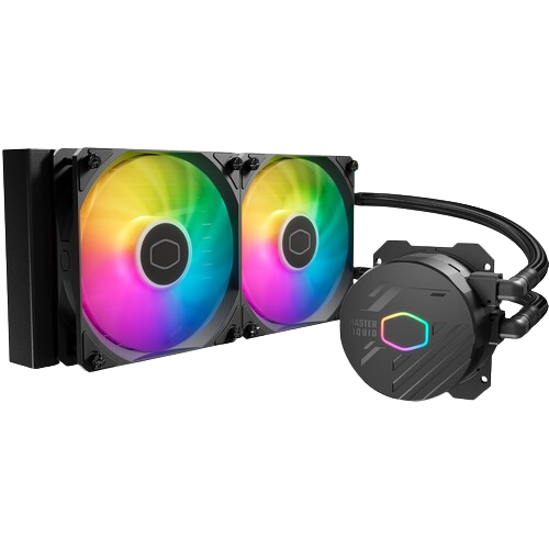 Cooler Master MasterLiquid 240L Core ARGB AIO Liquid CPU Cooler (Black)