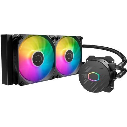 Cooler Master MasterLiquid 240L Core ARGB AIO Liquid CPU Cooler (Black)